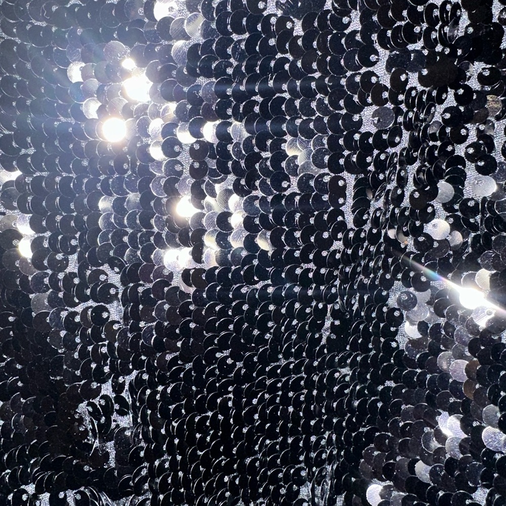 NWT Forever 21 Cropped Mesh & Sequin Tank Size Small - Picture 3 of 8